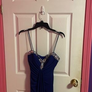 Blue prom dress